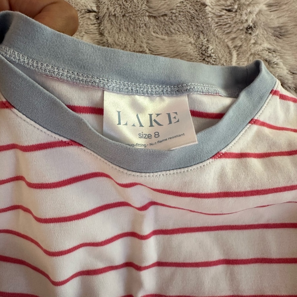 Lake Pajamas size &, striped, Americana